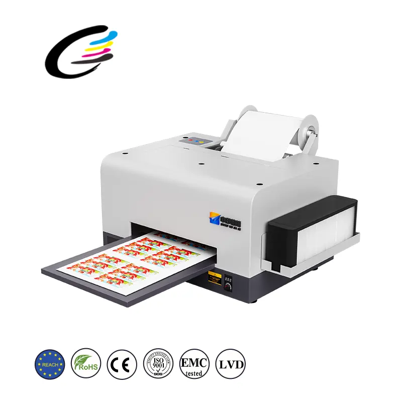 FCOLOR Inkjet Sticker Printer For QR Code Label Sticker Printing Machine