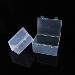 <b>Plastic</b> Transparent PP Storage Box 15.8x12.2x7.2cm With Lid Rectangle Jewelry Tool Fishing Tackle Accessory Container - Product Image 3