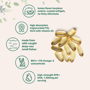 Cápsulas blandas de Omega 3, EPA y DHA de alta calidad de MARCA PRIVADA que promueven la función cerebral y la salud cardiovascular. - Product Image 4