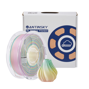 Filament 3D Antinsky PLA Silk Glow in the Dark, rouleau de 1 kg, 1,75 mm, multicolore, service de moulage pour imprimantes 3D, designs créatifs - Product Image 1