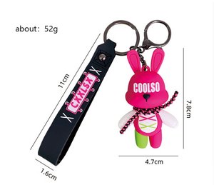 Porte-clés 3D promotionnel en PVC, motif dessin animé mignon, idéal comme souvenir ou cadeau tendance - Product Image 6