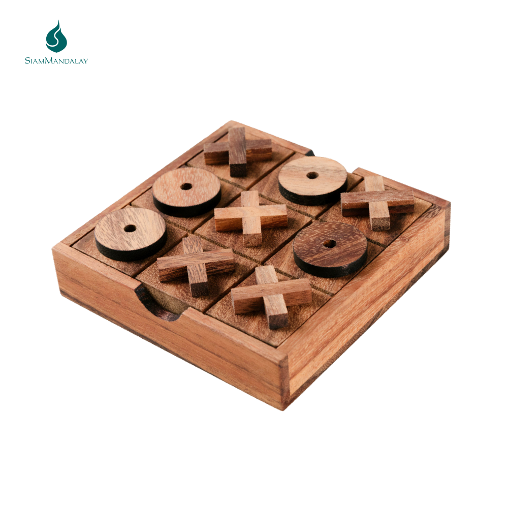 2D Tic Tac Toe : Solid Wood