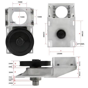 Boîte de direction hélicoïdale 1.25M 1.5M utilisée avec crémaillère en acier Boîte de vitesse <span class=keywords><strong>Hyundai</strong></span> Petite tête de boxe - Product Image 3