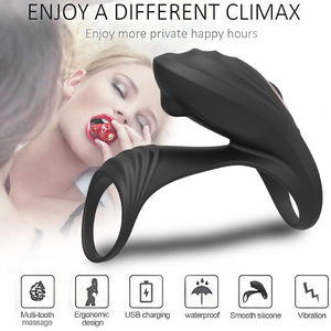 Personagem Estranho 10 Padrões Intensos Modo Vibração Penis Cock Ring amor Bonecas para Homens - Product Image 3