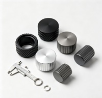 Bouton de commande intérieur de voiture en acier inoxydable/alliage d'aluminium usiné sur mesure par CNC avec services de fraisage