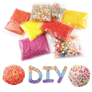 Balles en mousse souple, micro-mousse, slime, billes en polystyrène, styrofoam, petites billes en mousse multicolores, jouet éducatif, marque XFDO - Product Image 6