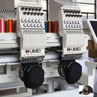 Machine à broder industrielle multi-têtes, automatique et informatisée, pour monogrammes, t-shirts, vêtements et chapeaux