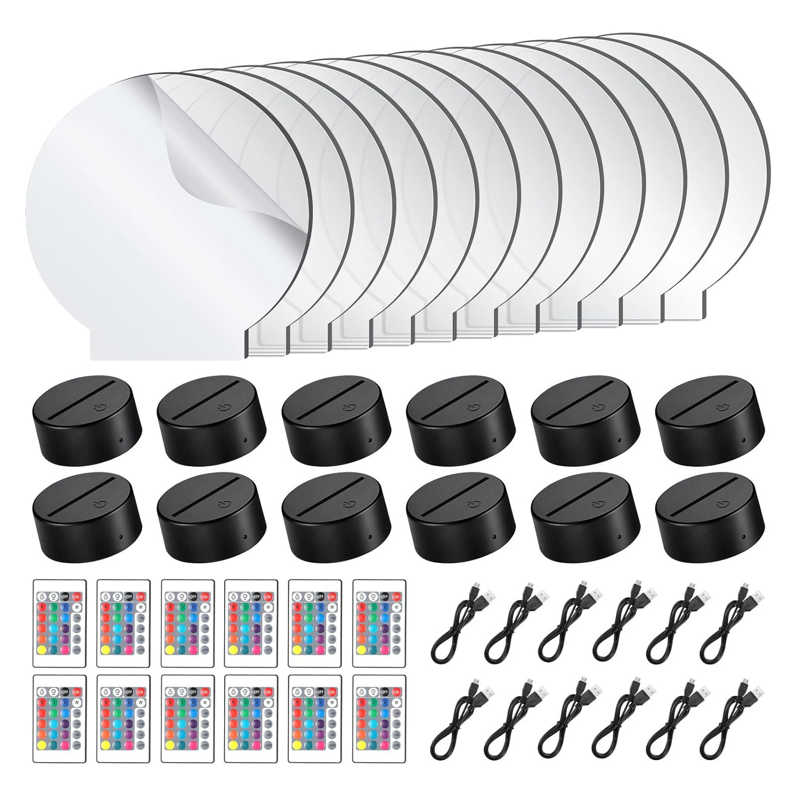 Base+Remote Control+Square Acrylic 1