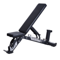 Banc de musculation commercial multi-positions réglable pour haltères et press de poitrine