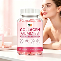 Vente en gros, usine chinoise, OEM, étiquette privée, gommes de collagène végétaliennes sans sucre, élasticité de la peau