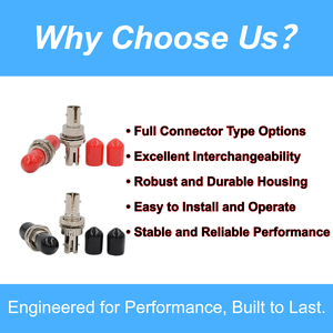 Hiệu suất cao zifonic ST-ST Simplex Vòng sợi quang Adapter cho ST kết nối trong trung tâm dữ liệu và FTTH - Product Image 4