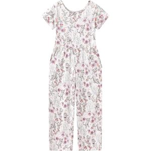BambooBud Girl's Jumpsuit Soft Long Pants High Waist Cute Daily Wear Outfit Viscose From Bamboo Kids Clothes - Product Image 1