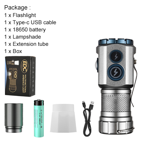 Argent-18650 batterie