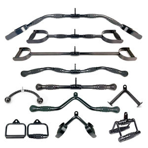 Accesorios de Cable para Gimnasio en Casa OEM, <span class=keywords><strong>Barra</strong></span> Recta para <span class=keywords><strong>Polea</strong></span> de Tracción, <span class=keywords><strong>Barra</strong></span> en V, <span class=keywords><strong>Polea</strong></span>, Mango para <span class=keywords><strong>Remo</strong></span> en D, Cuerda para Tríceps - Product Image 1