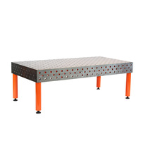Table de soudage 3D flexible pour pièces automobiles - Positionnement précis, construction en acier nitrué, dimensions personnalisables, sans électricité