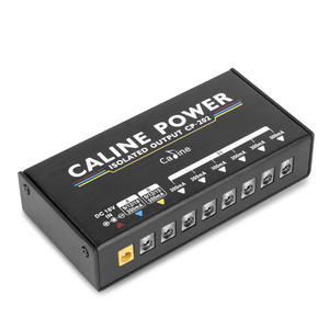 Caline CP-202แหล่งจ่ายไฟ36W 8เอาท์พุทสำหรับ9V/12V/15V/18V เอฟเฟกต์กีตาร์พร้อมอะแดปเตอร์และสายเคเบิล10เส้น - Product Image 5