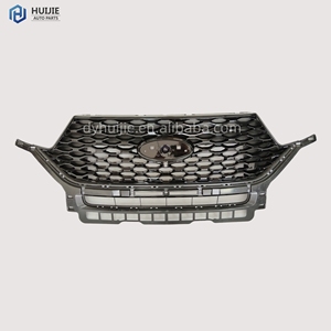 Accessoire voiture Grille supérieure ST Version américaine Peinture nid d'abeille <span class=keywords><strong>Noir</strong></span> brillant Grille pour <span class=keywords><strong>EXPLORER</strong></span> 2020 2021 <span class=keywords><strong>2022</strong></span> - Product Image 2