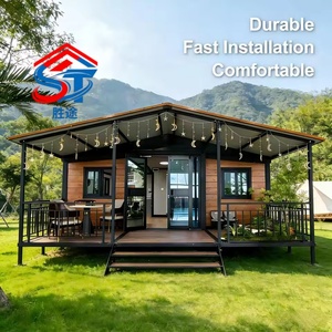 Casa Prefabricada de Madera con Techo Inclinado, Casa Modular Portátil Pequeña para Resort Forestal, Jardín, Estudio, Vivienda al Aire Libre - Product Image 2