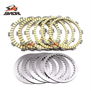 Kit de plaques de friction d'embrayage et plaques en acier SNOR pour <span class=keywords><strong>moto</strong></span> <span class=keywords><strong>CF400</strong></span>-6 CF450SR 450SR – Livraison gratuite - Product Image 1