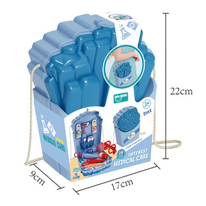AJB Juego de Juguetes de Doctor 2 en 1, Bolsa de Hombro, Juego Educativo de Roles, Juguetes de Plástico para Niños - Product Image 3