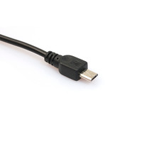 Câble OTG Micro USB Mâle à USB Femelle coudé à 90 degrés avec adaptateur Hub Y Splitter et amplificateur de puissance USB