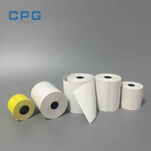 Papel Térmico para Punto de Venta/Cajeros Automáticos, Sin BPA, de Primera Calidad, 48 g/m², 57x40, 80x80, Cinta para Recibos de Cajas Registradoras - Product Image 1