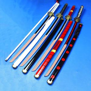 Gran oferta, artículo de Cosplay de la espada de bambú de madera, la <span class=keywords><strong>Katana</strong></span> <span class=keywords><strong>Original</strong></span>, el patrón de hoja <span class=keywords><strong>Original</strong></span> de una pieza Luffy Zoros - Product Image 3