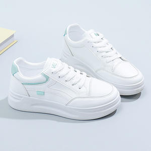 Nuevas Zapatillas Blancas de Mujer para Primavera y Otoño, con Suela Gruesa, Tendencia INS, Versátiles, Casuales, a la Moda, Estilo Chunky Dad - Product Image 5