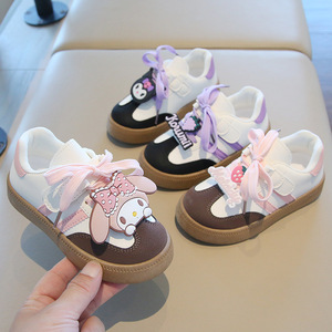 Sneakers da Corte di Alta Qualità per Ragazze Stile 2025, Scarpe Bianche Cartoon Forrest Gump con Zip, Casual da Allenamento per Bambini e Ragazzi - Product Image 3