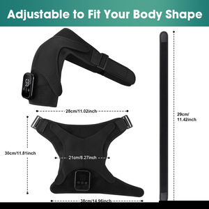 Factory Heated Shoulder Massager Pad with Vibration Therapy for Office Workers Neck Pain Relief - Product Image 4