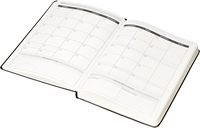 Bas quantité minimale de commande Classique Personnalisable Premium Vegan Leather Deep Red Dot Grid Lined Notebook Journal