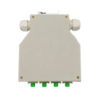 Boîtier de terminaison fibre optique 4 ports à montage sur rail DIN, cassette de raccordement 4 fibres FC APC FTTH pour armoire de télécommunications