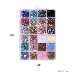 3mm AB Colorful Nail Rhinestones Flatback Crystal Diamond Gem-s 3D Glitter Nail Art Lujosas decoraciones de <span class=keywords><strong>uñas</strong></span> - Product Image 6