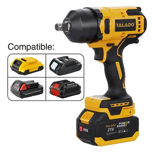 Convenient Household Battery Operated 800N Fit 4 Pins Impact Wrench Large Torque Impact Electric Wrench Power Tool Impact Wrench