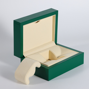 Nhà Máy thả vận chuyển trong kho đồng hồ màu xanh lá cây lưu trữ trường hợp thương hiệu sang trọng bằng gỗ đồng hồ duy nhất bao bì Hộp quà tặng cho đồng hồ - Product Image 2