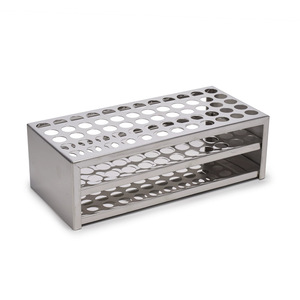 Support de tubes en alliage d'aluminium CIDA pour laboratoire, 30/36/40 trous, 68x75mm, pour expériences de chimie et de biologie - Product Image 5
