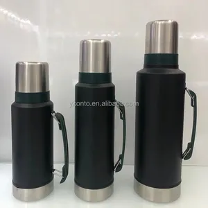 Grosir Pabrik pasokan langsung portabel besar 1300ml botol termos vakum termos kopi tetap panas & dingin dengan pegangan tangan