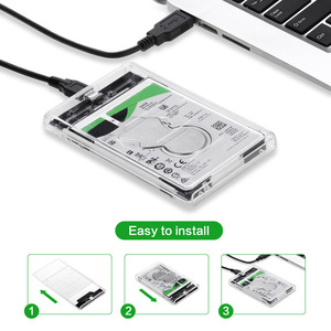 Carcasa de disco duro externo E-yield tipo C a SATA de 2.5 pulgadas con USB 3.0 para HDD externo - Product Image 4