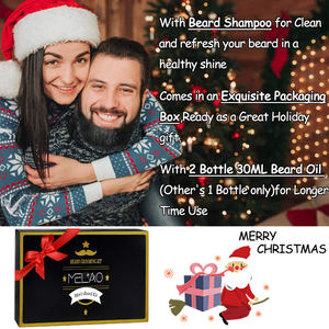MELAO Shampoing pour barbe pour hommes, Cologne après-<span class=keywords><strong>rasage</strong></span>, Huile à barbe personnalisée, Kits de baume pour le lavage, la croissance et l'entretien de la barbe - Product Image 3