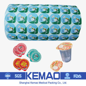 KEMAO Feuille d'<span class=keywords><strong>aluminium</strong></span> thermoscellée Tasses à yaourt de qualité alimentaire Couvercle biodégradable auto-adhésif Capsules de café Couvercle en <span class=keywords><strong>aluminium</strong></span> - Product Image 2