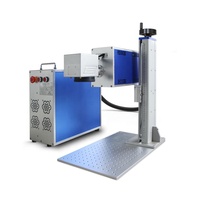 Nouvelle machine de marquage laser à fibre métallique 20W/30W/50W, compatible DXF/AI/DST, type portique refroidi par air