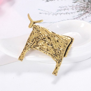 Broche de Peito de Animal em Liga de Zinco, Estilo Retrô Bronze Antigo, Zodíaco, Elegante e Personalizado, para Vestuário - Product Image 6