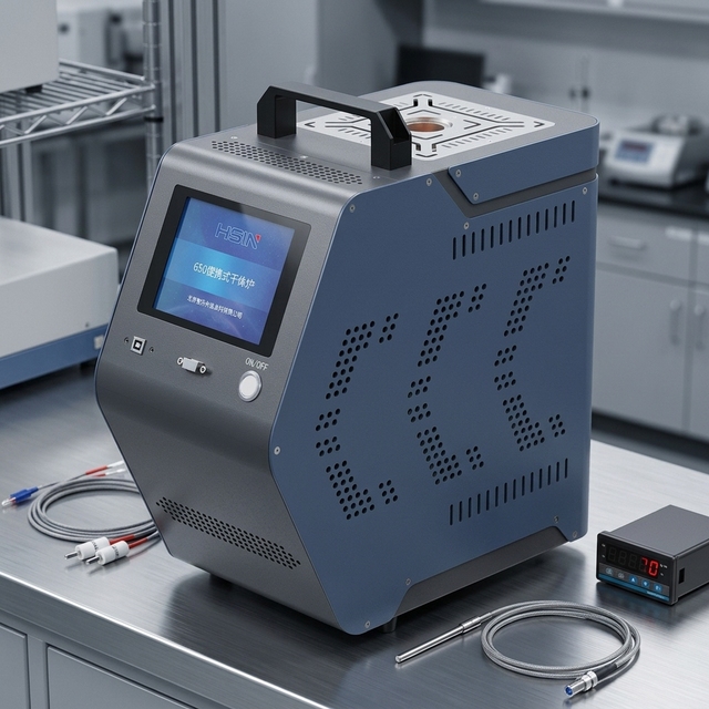 LCD Touch Screen High Temperature Dry Block Calibration Furnace Portable PID Control Thermocouple Temperature Calibrator USB OEM