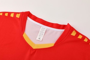 Lot de 26 maillots de football personnalisés unisexes pour adultes, respirants, à séchage rapide, manches courtes, 100 % polyester, impression par transfert thermique, été - Product Image 3