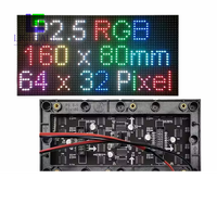 Hochauflösendes P2.5 Vollfarbiges Hub75 LED-Modul 160x80mm Auflösung 64X32 Digitale Anzeige SMD-Panels 1/16 Scan