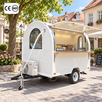 Remorque à limonade mobile personnalisée Etodevice de 8,2 pieds, remorque professionnelle pour boissons, idéale pour les entreprises de boissons en plein air
