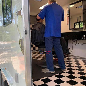 Camión <span class=keywords><strong>Barber</strong></span>ía Móvil Remolque Multifuncional para Maquillaje y Peluquería Salón de Belleza - Product Image 6