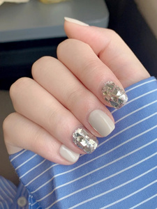TSZS 2022 Sample Available Irregular Flakes Stickers Nail DIY Manicure Decoration DIY <strong>Sequin</strong> Nails <strong>Art</strong> for Salon - Product Image 2