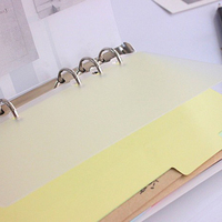 Porte-documents transparents givrés en PVC avec logo personnalisé pour carnets de plusieurs tailles - OEM/ODM disponible