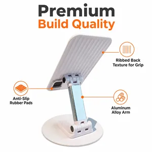 Custom OEM 2026 New Foldable Mobile Support Universal <b>Tablet</b> Mount for Live Streaming Business Wholesale, Adjustable Phone <b>Stand</b> - Product Image 5